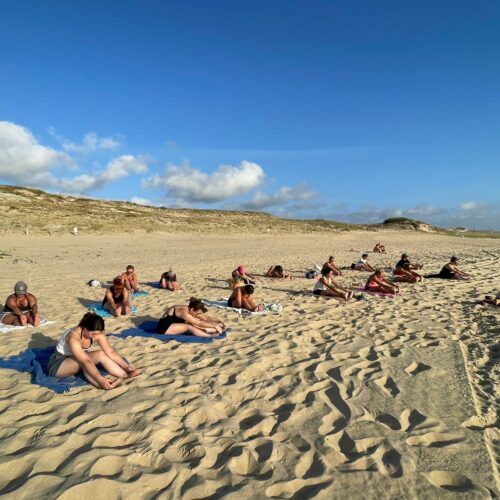 yoga plage